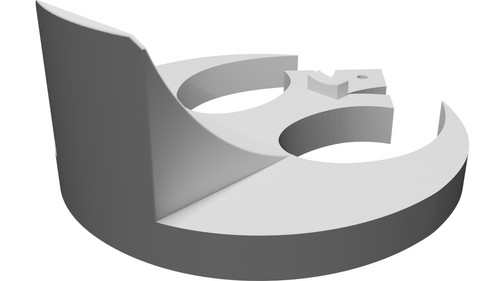 Supporto parete spada laser - parete,